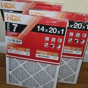 HDX 14x20x1 Air Filters - Pack of 3